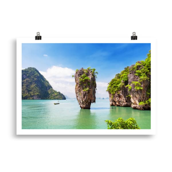 Thailand James Bond Island Poster - 70X100 cm