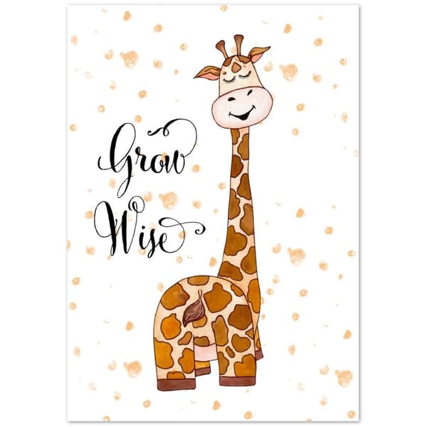 Grow Wise Poster - 70X100 cm / 28X40?
