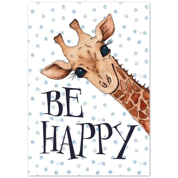 Be Happy Poster - 70X100 cm / 28X40?