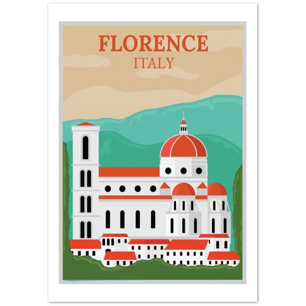 Florence Poster - 70X100 cm / 28X40?