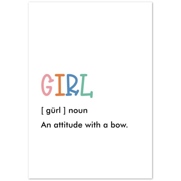 Girl Kids Poster - 70X100 cm / 28X40?