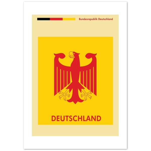 Deutschland Poster - 70X100 cm / 28X40?