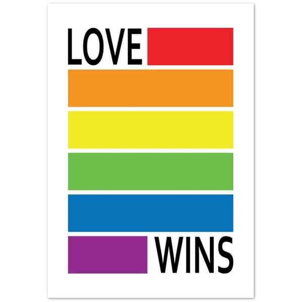 Love Wins Poster - 70X100 cm / 28X40?