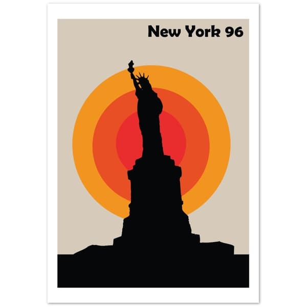 New York 96 Rainbow Poster - A0 (84.1 X 118.9 cm)