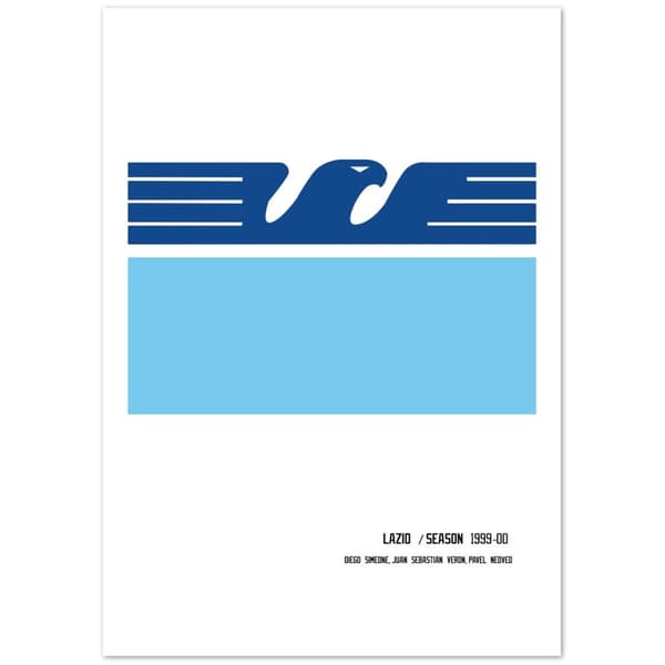 Lazio 1999/2000 Poster - A0 (84.1 X 118.9 cm)