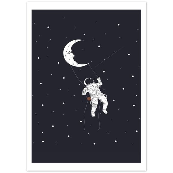 Astronaut Space Posters - A0 (84.1 X 118.9 cm)
