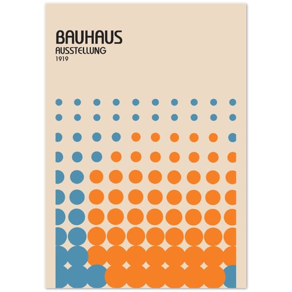 Bauhaus Ausstellung 1919 Poster - A0 (84.1 X 118.9 cm)