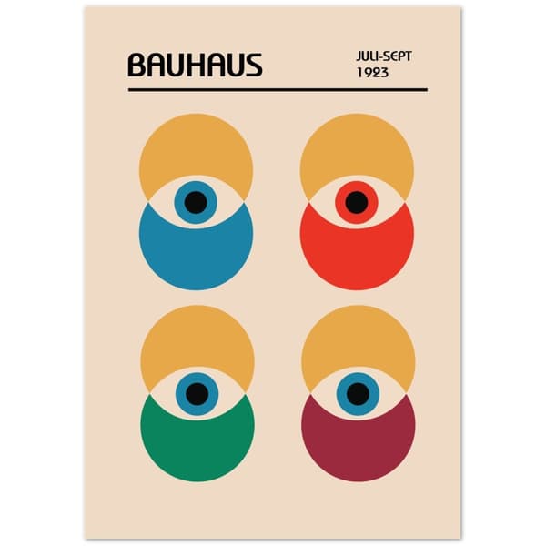 Bauhaus Juli-Sept Poster - A0 (84.1 X 118.9 cm)