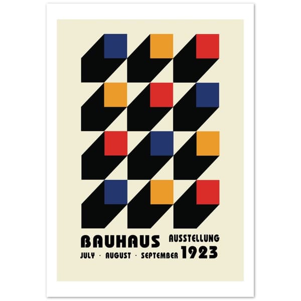 Bauhaus Ausstellung Poster - A0 (84.1 X 118.9 cm)
