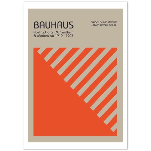Bauhaus Poster - A0 (84.1 X 118.9 cm)