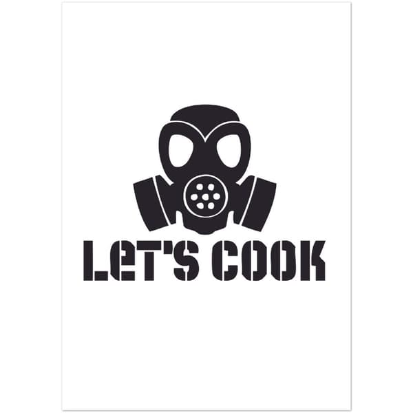 Let's Cook Poster - A0 (84.1 X 118.9 cm)