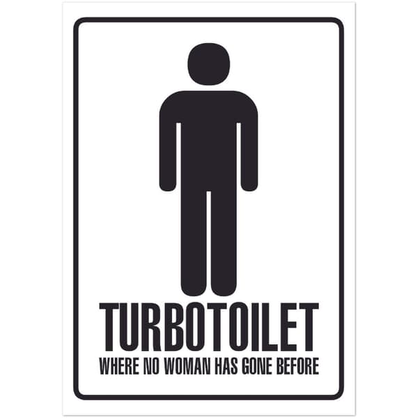 Turbotoilet Poster - A0 (84.1 X 118.9 cm)