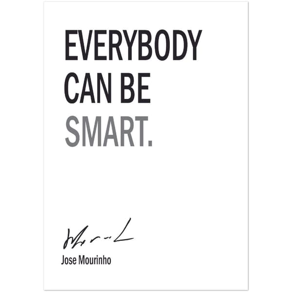 Jose Mourinho Citat - A0 (84.1 X 118.9 cm)