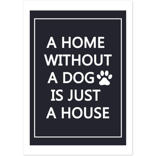 Dog love Poster - A0 (84.1 X 118.9 cm)