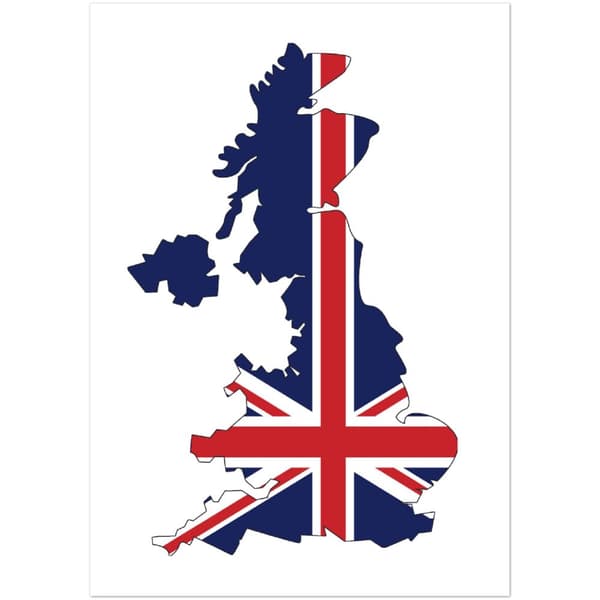 United Kingdom Poster - A0 (84.1 X 118.9 cm)