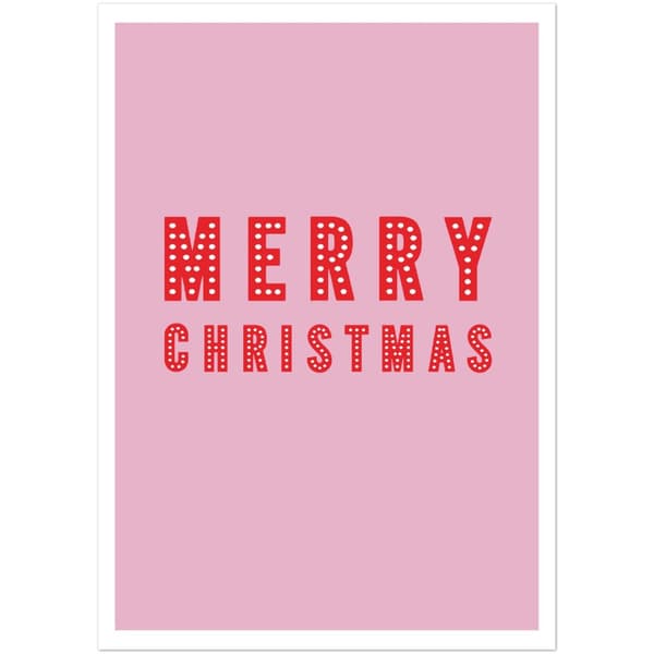 Merry Christmas Poster - A0 (84.1 X 118.9 cm)