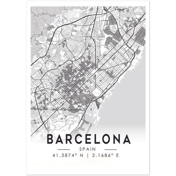 Barcelona Poster - A0 (84.1 X 118.9 cm)