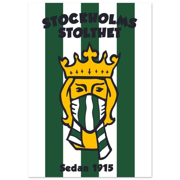Stockholms Stolthet Hammarby Poster - A0 (84.1 X 118.9 cm)