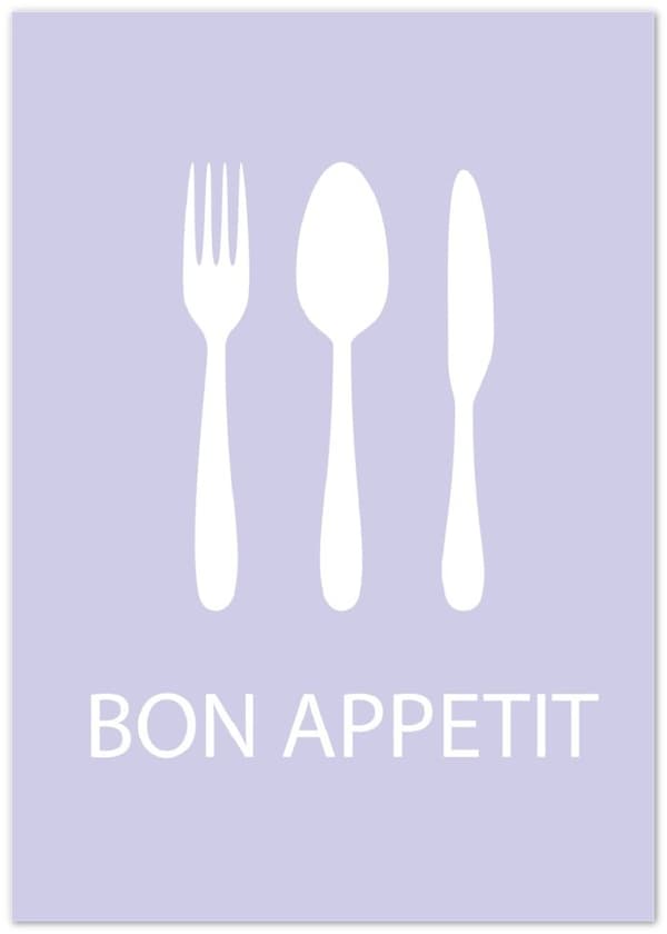 Bon Appetit Kitchen Poster - A0 (84.1 X 118.9 cm)