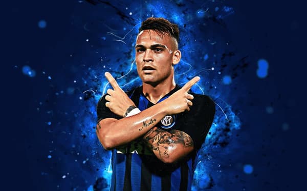 Lautaro Martinez Abstrakt Poster