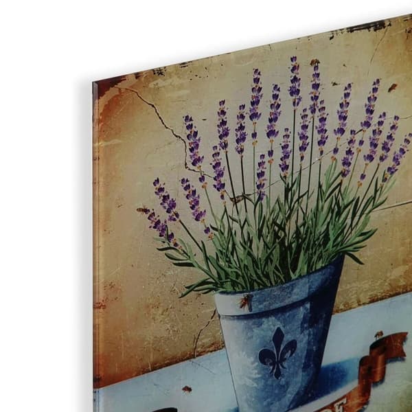 Tavla Versa Lavendel Glas 1 x 30 x 30 cm