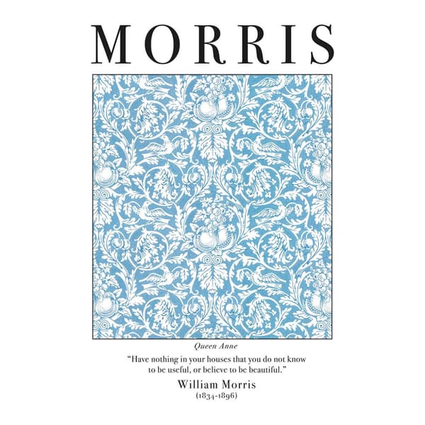 William Morris Queen Anne Paper Print