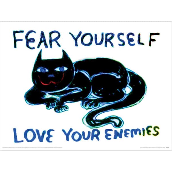Daniel Johnston Fear Yourself Tryck