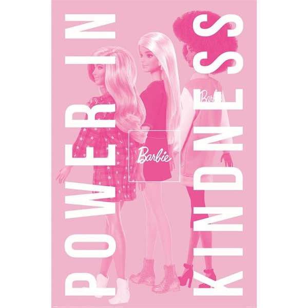 Barbie Power In Kindness Poster Pink/White 91.5cm x 61cm