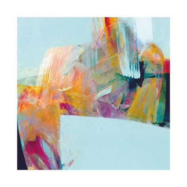 Claire Chandler Hill Top Paper Print Multicoloured 60cm x 60cm