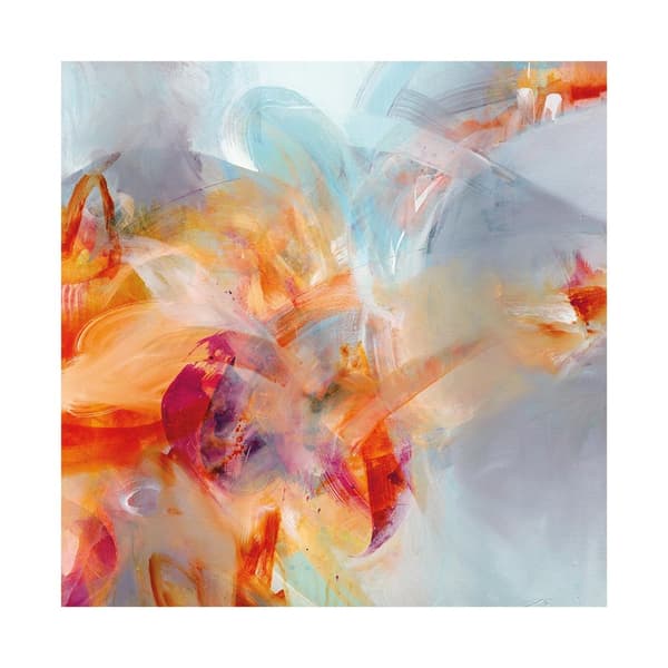 Claire Chandler Big Sky Print Orange/Red/Blue 60cm x 60cm