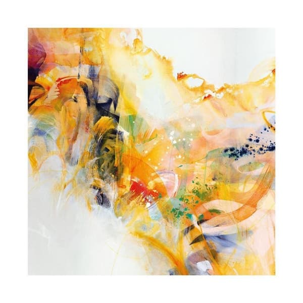Claire Chandler Forest Bathing Paper Print Orange/Multicoloured 60cm x 60cm