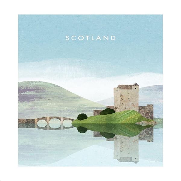 Henry Rivers Scotland Eilean Donan Castle Print