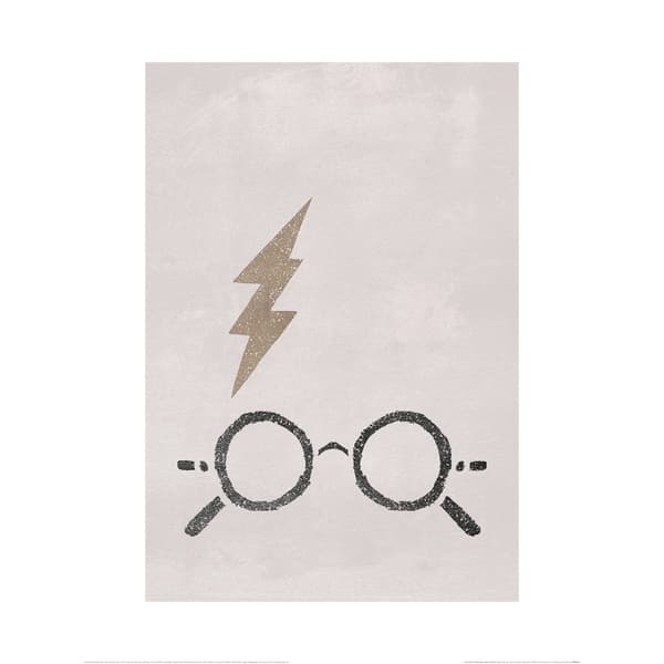Harry Potter The Boy Who Lived Paper Print Grey 80cm x 60cm