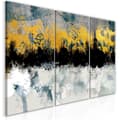 Miniatyrbild 1 av 4: Canvas Tavla - Golden Clouds (3 delar)