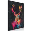 Miniatyrbild 1 av 4: Canvas Tavla - Spectacular Deer (1 del) Vertical