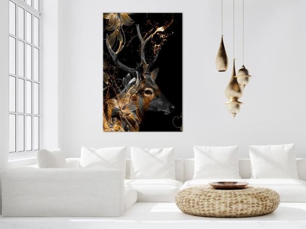 Canvas Tavla - Treasure of the Woods (1 del) Vertical