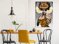 Miniatyrbild 2 av 4: Canvas Tavla - Eye of the Tiger (1 del) Vertical