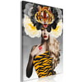 Miniatyrbild 1 av 4: Canvas Tavla - Eye of the Tiger (1 del) Vertical
