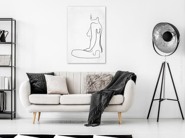 Canvas Tavla - Female Form (1 del) Vertical