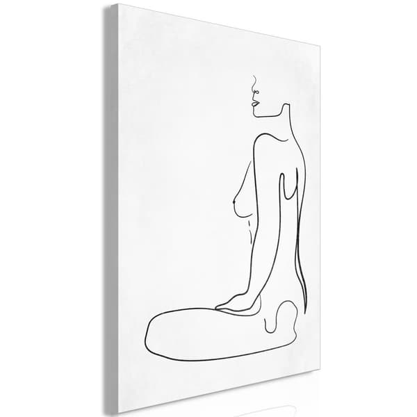 Canvas Tavla - Female Form (1 del) Vertical 40x60