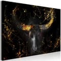 Miniatyrbillede 1 af 4: Canvas Tavla - Enraged Bull (1 del) Vertical - Third Variant