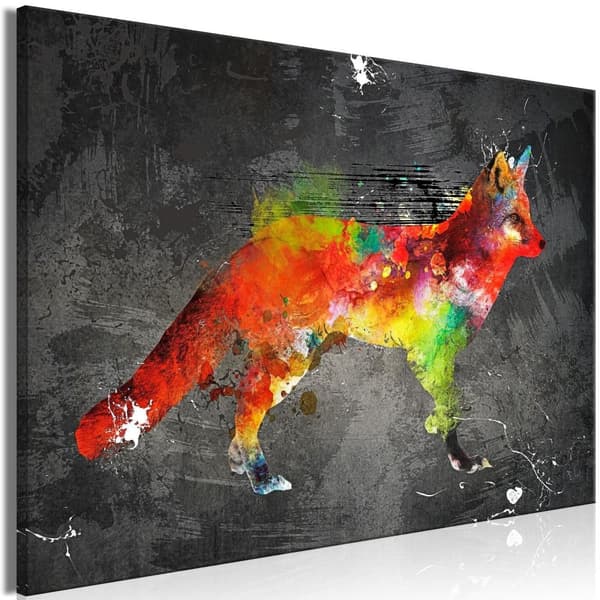 Canvas Tavla - Forest Hunter (1 del) Wide 90x60
