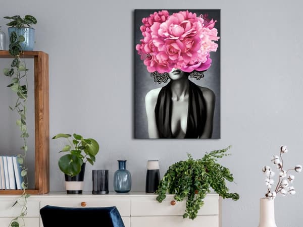 Canvas Tavla - Noir Woman Vertical