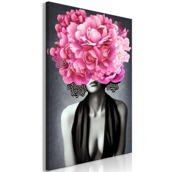 Canvas Tavla - Noir Woman Vertical 60x90