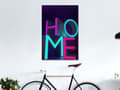 Miniatyrbild 2 av 4: Canvas Tavla - Home Neon Vertical