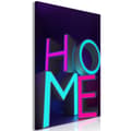 Miniatyrbild 1 av 4: Canvas Tavla - Home Neon Vertical