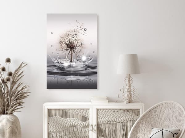 Canvas Tavla - Wind Drops Vertical