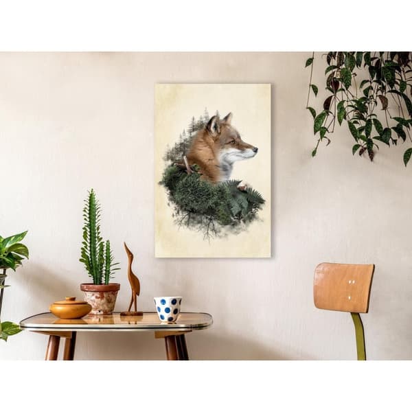 Canvas Tavla - Mr Fox Vertical