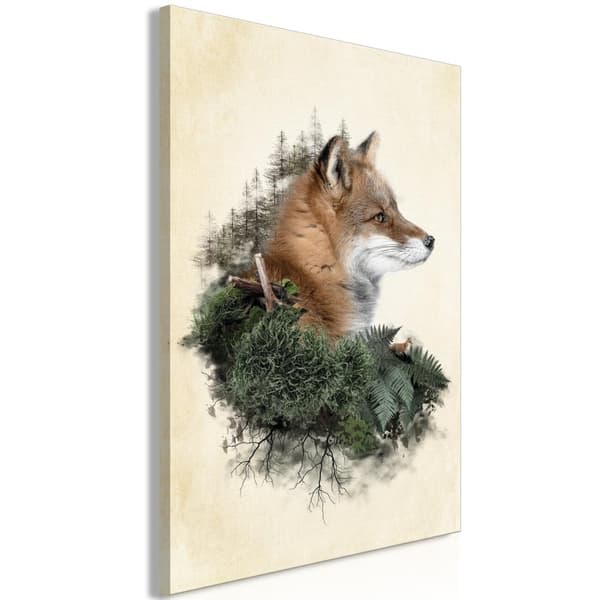 Canvas Tavla - Mr Fox Vertical