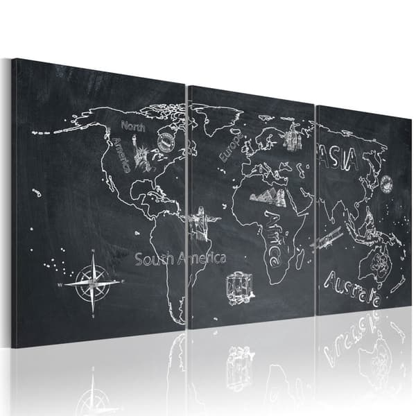 Canvas Tavla - Globetrotter 120x60